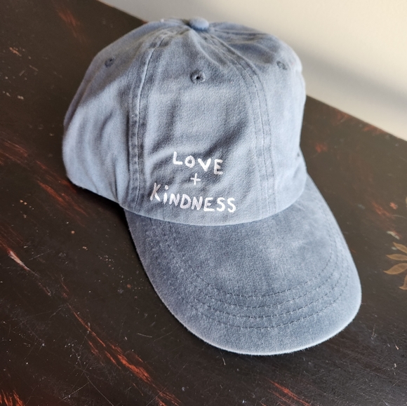 LOVE + KINDNESS dad hat handpainted - Picture 2 of 8